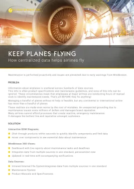 [Case Study] Keep Planes Flying - How centralized data helps airlines fly