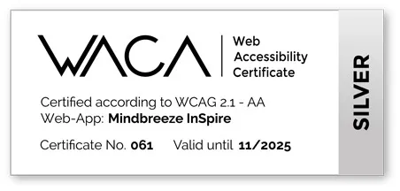 WACA Badge Silver 2022 - Mindbreeze InSpire