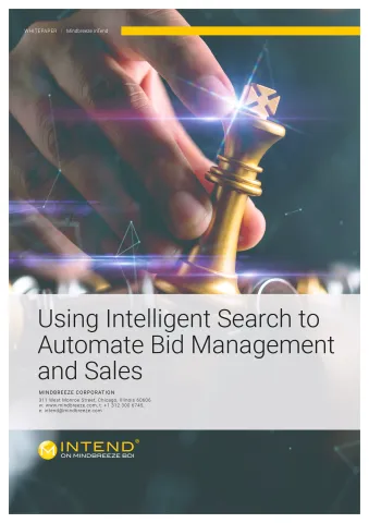 [White Paper] Using Intelligent Search to Automate Bid Management and Sales