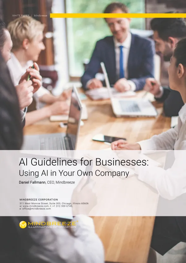 [White Paper] AI Guidelines for Businesses - Using AI in Your Own Company