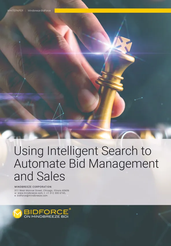 [White Paper] Mindbreeze BidForce Using Intelligent Search to Automate Bid Management and Sales